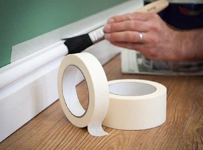 Băng dính giấy che sơn không rách cho xưởng gỗ Hải Phòng